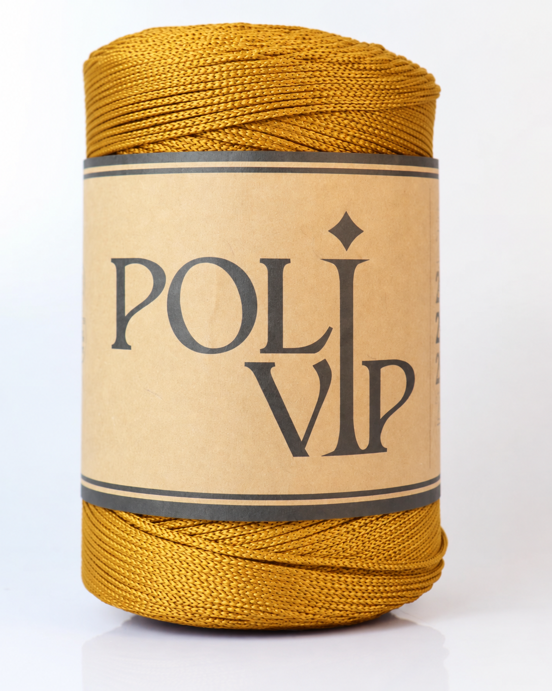 Fio Poli VIP 2mm Cor:Mostarda