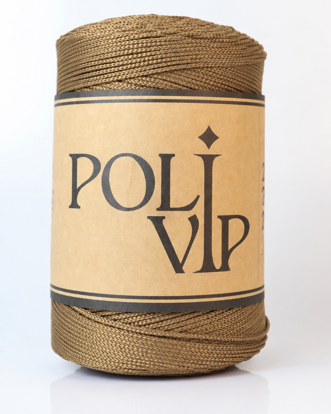 Fio Poli VIP 2mm Cor:Caramelo