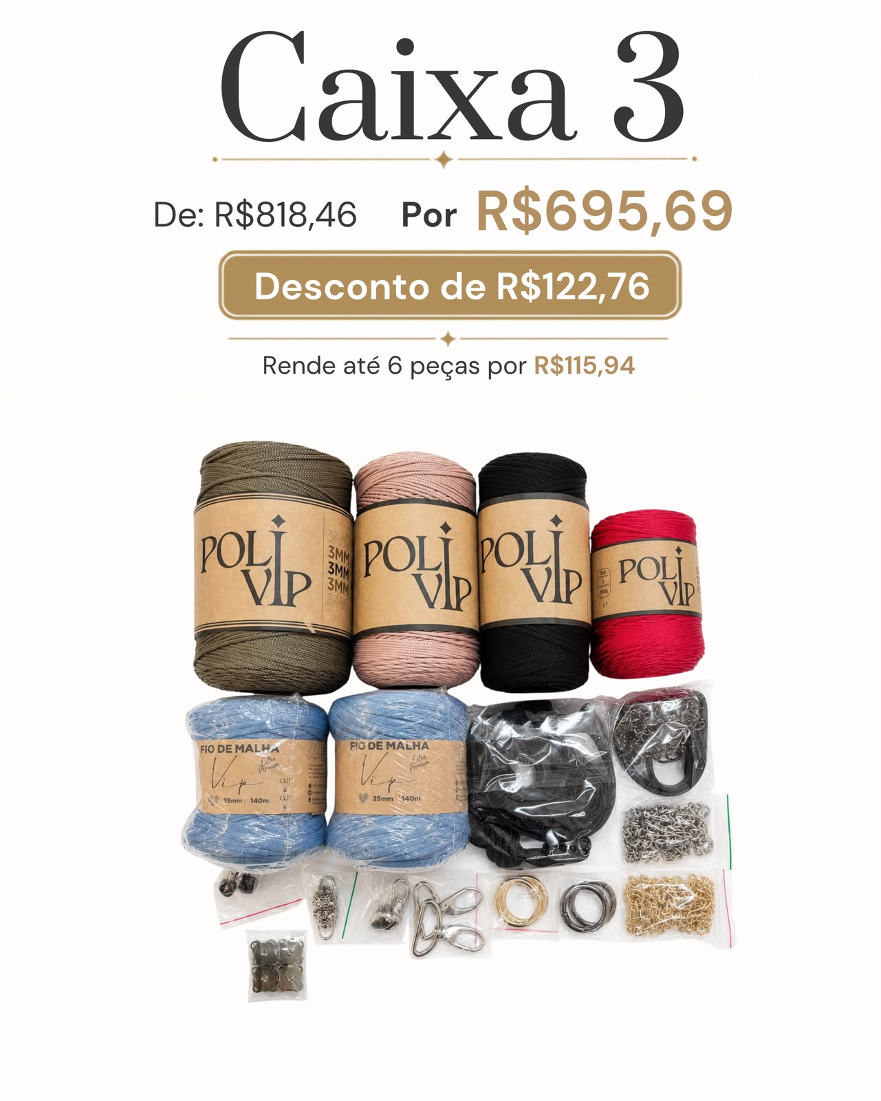 Caixa MEGA VIP 3