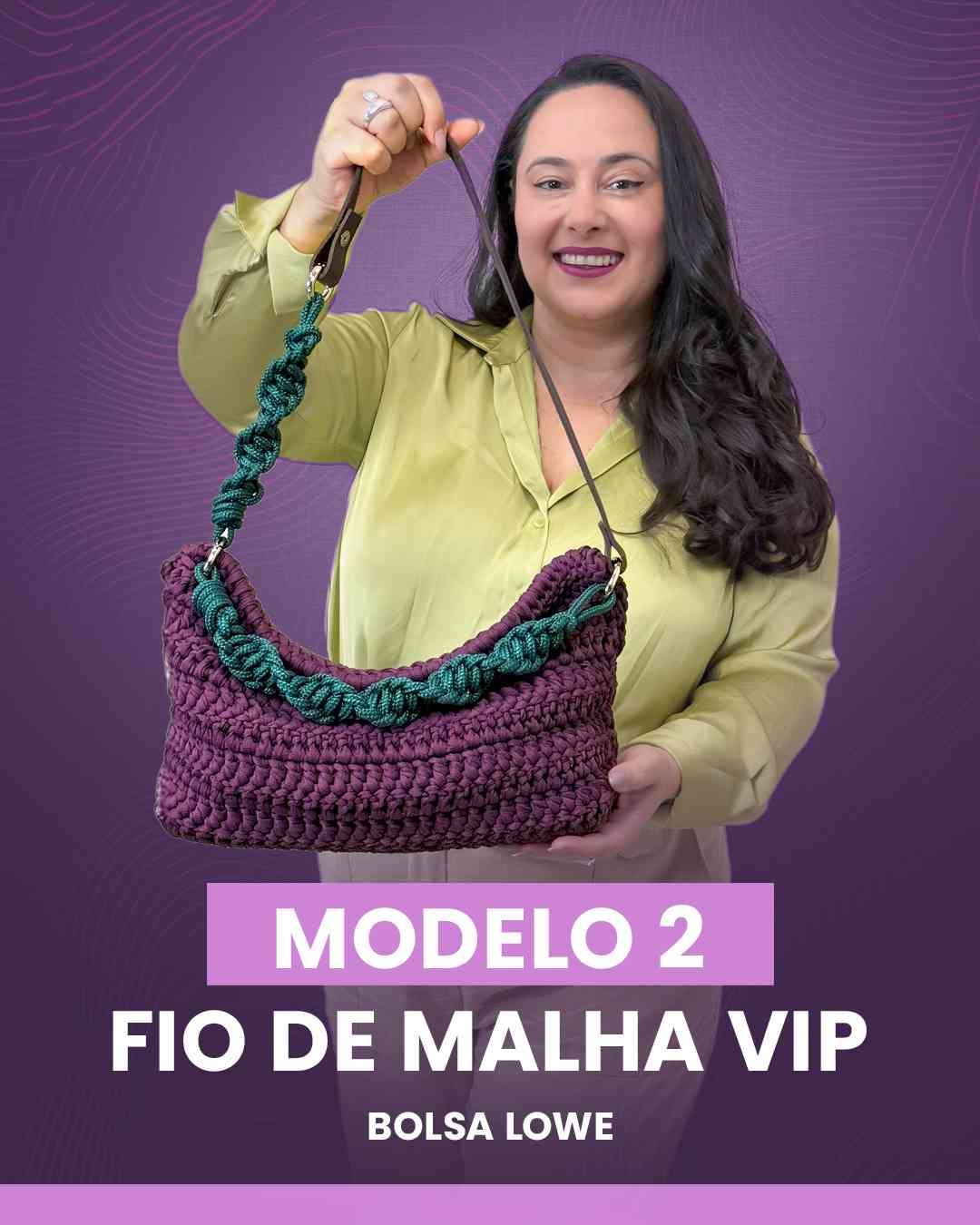 Kit Bolsa Lowe Fio de Malha