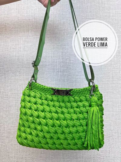 Kit Bolsa Power Verde Lima com Poli Vip 5mm