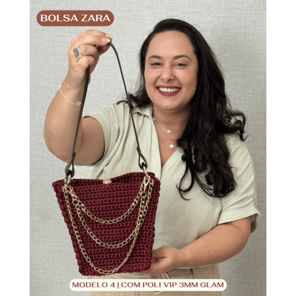 Kit Bolsa Zara Poli Vip Glam