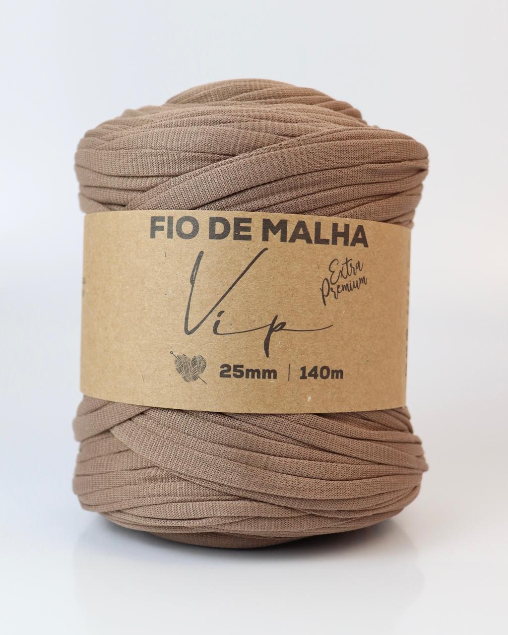 Fio de Malha VIP Extra Premium 25mm Cor:Cogumelo