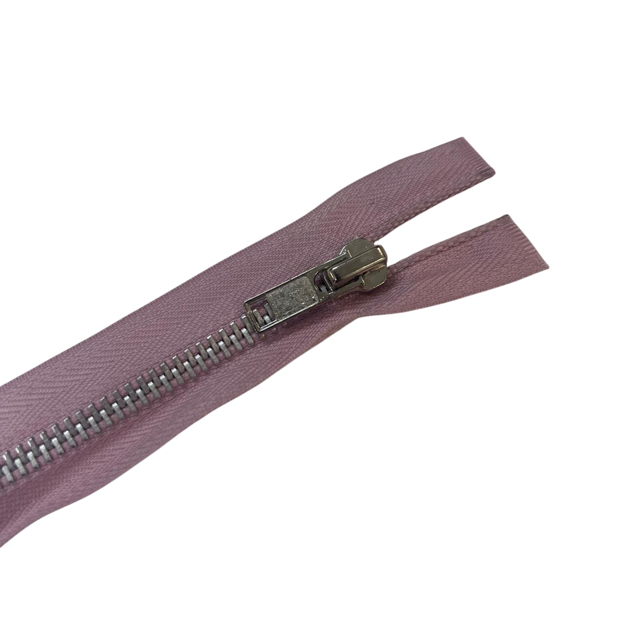 Ziper 30cm Cor:Rosa/Prata
