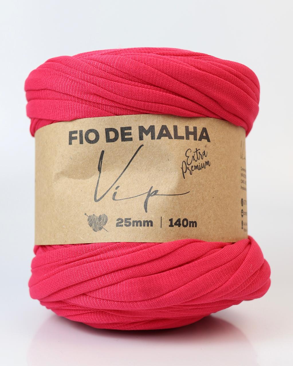 Fio de Malha VIP Extra Premium 25mm Cor:Pink