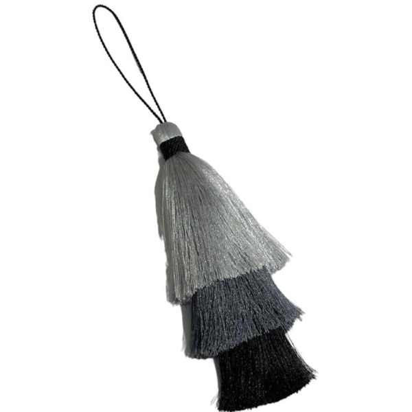 Tassel Trio Cor:Preto/Prata
