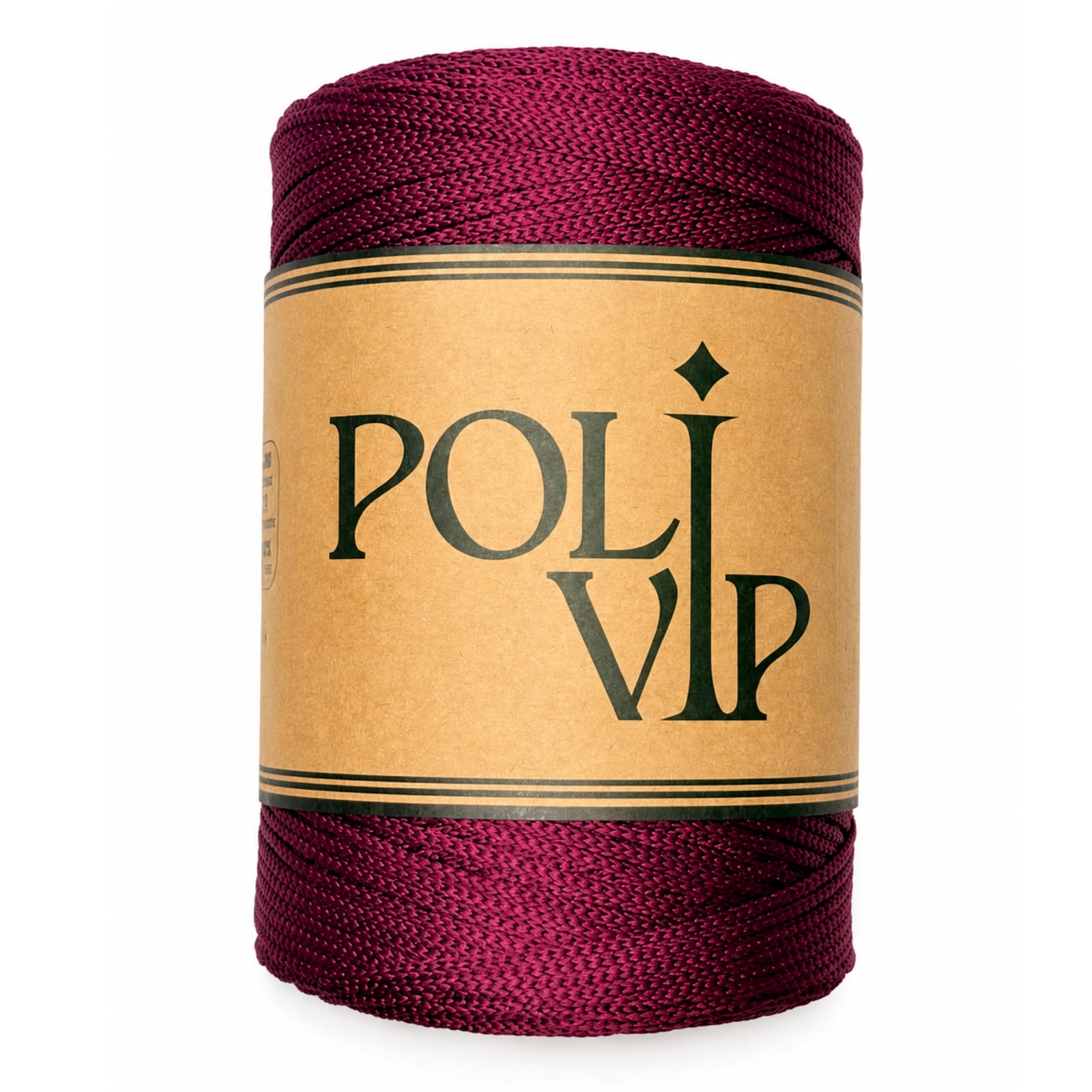 [Novo] Poli Vip 3mm Cor:Borgonha