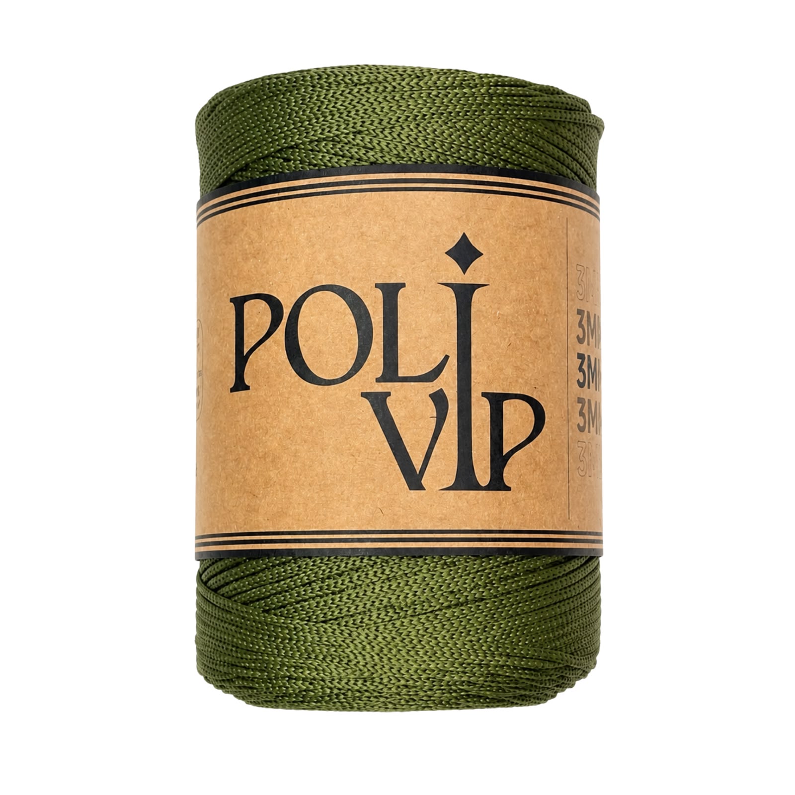 [Novo] Poli Vip 3mm Cor:Verde Oliva