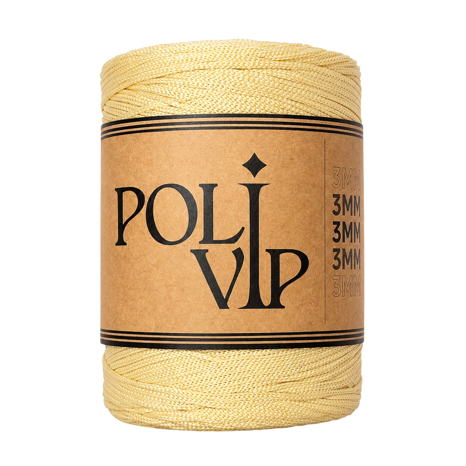 [Novo] Poli Vip 3mm Cor:Manteiga