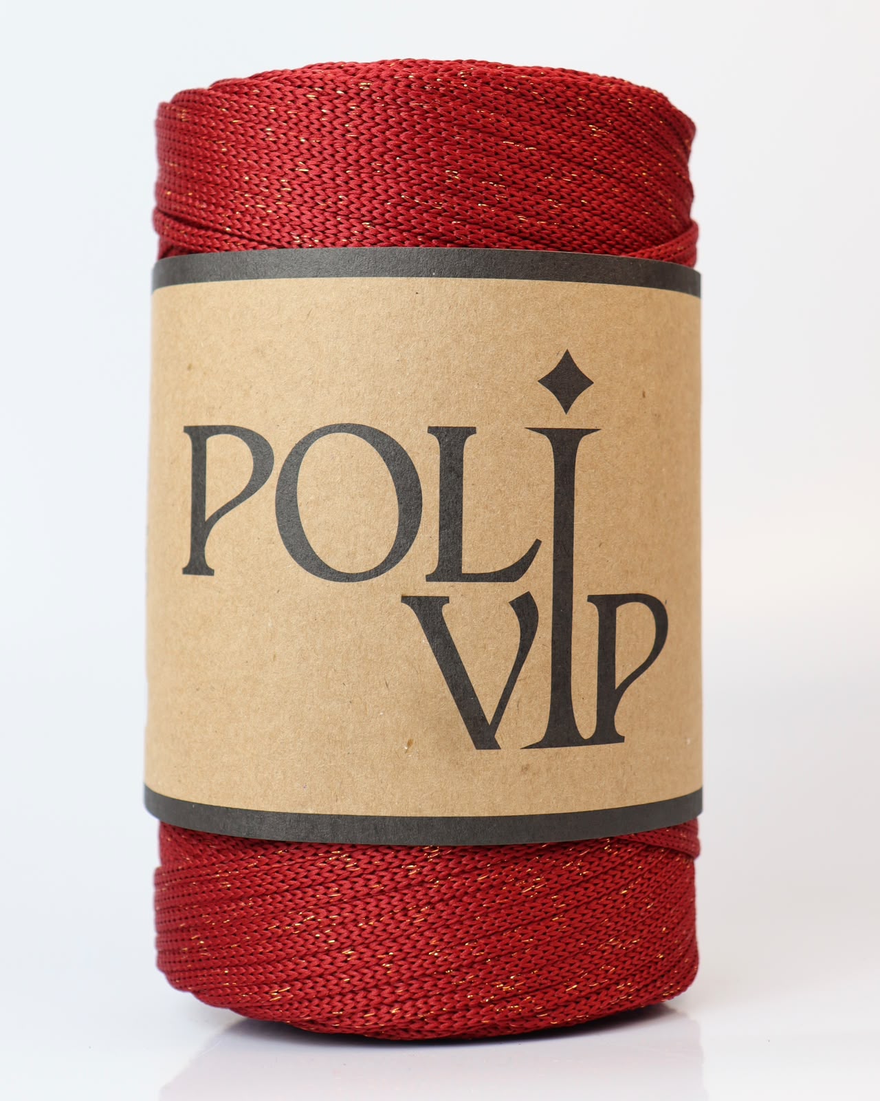 Fio Poli VIP 5mm Cor:Shine Vermelho