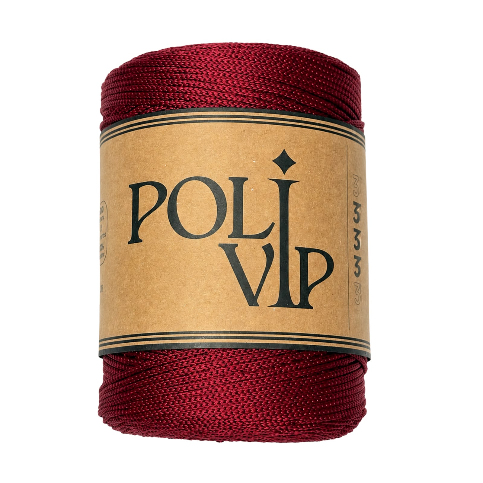 [Novo] Poli Vip 3mm Cor:Bordo
