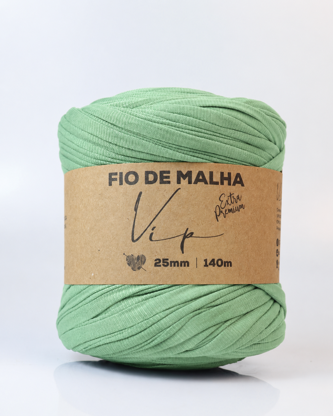 Fio de Malha VIP Extra Premium 25mm Cor:Menta