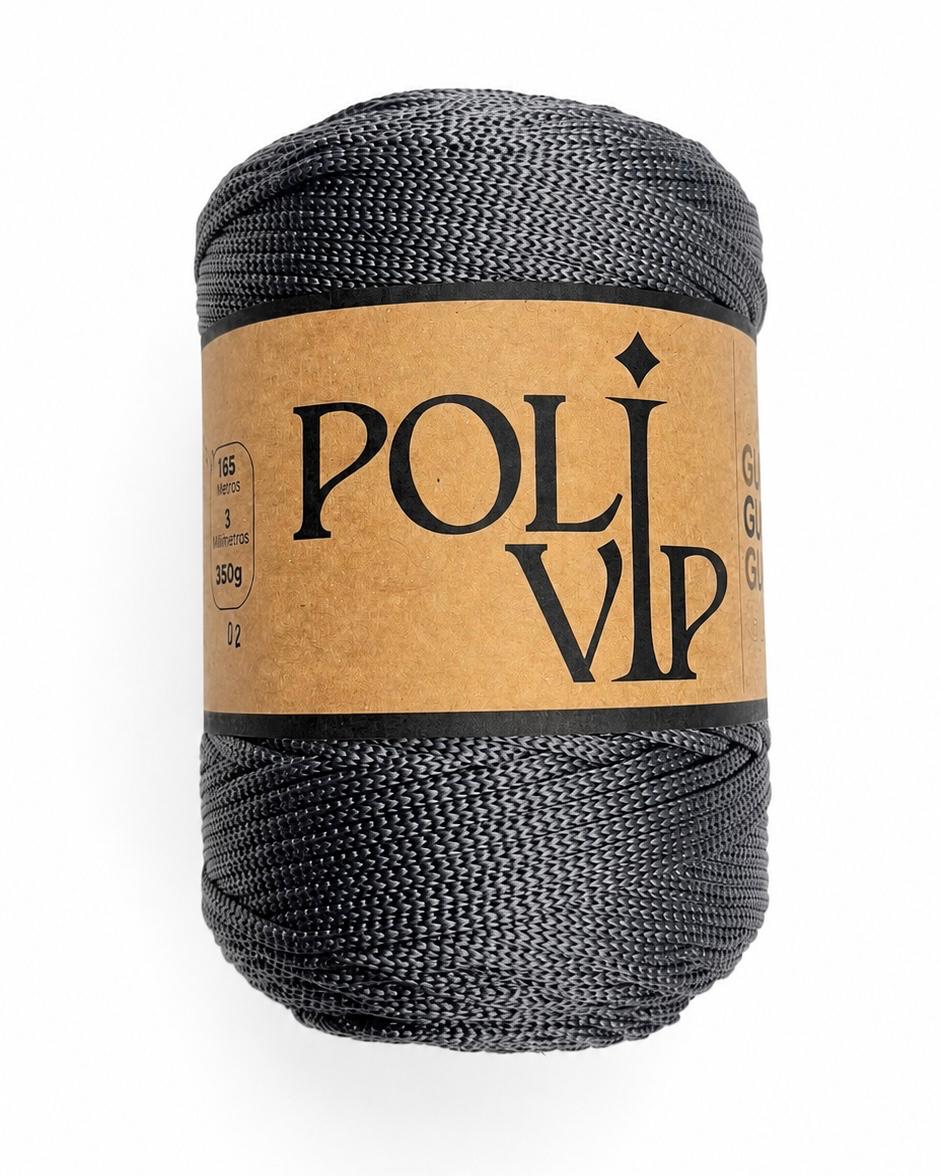 Fio Poli VIP Glam 3mm Cor:Titânio