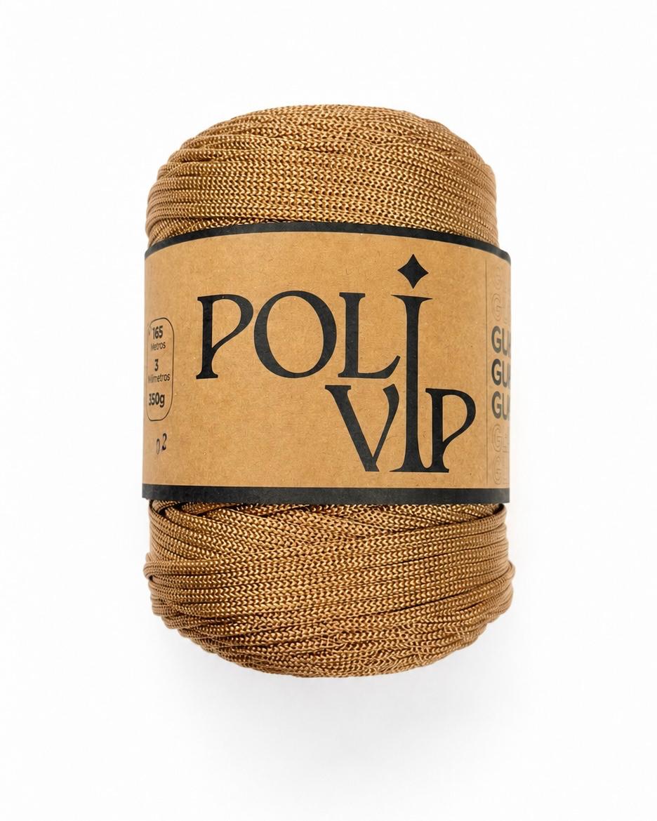 Fio Poli VIP Glam 3mm Cor:Dourado
