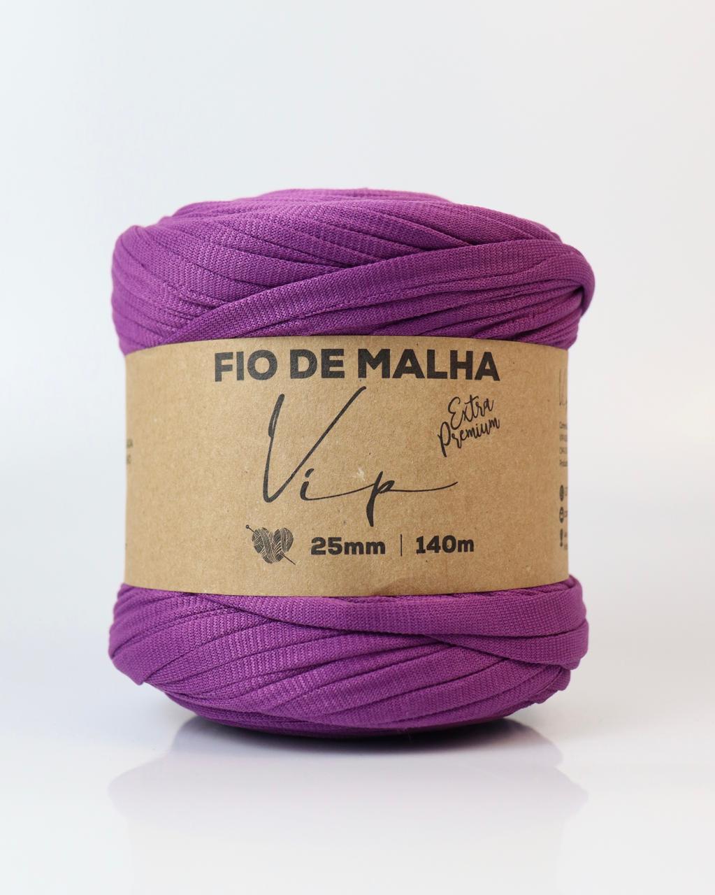 Fio de Malha VIP Extra Premium 25mm Cor:Roxo