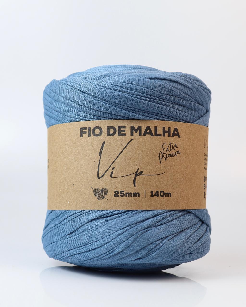 Fio de Malha VIP Extra Premium 25mm Cor:Denim