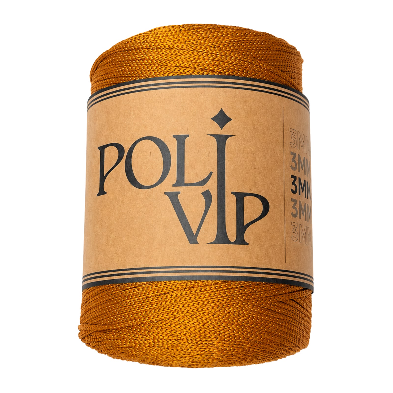 [Novo] Poli Vip 3mm Cor:Mostarda